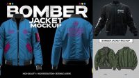 9058+ Bomber Mockup Include TIFF