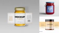 906+ Ceramic Jar with Kraft Label PSD Mockup Creative Layered Mockup Freebie