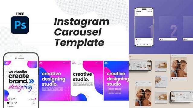 906+ Instagram Carousel Mockup Download Free PSD