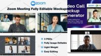 9062+ Mockup Zoom Meeting Customizable PSD Templates