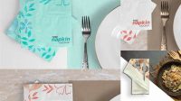 9068+ Restaurant Napkin Mockup Free For Free Download