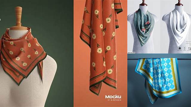 9069+ Scarf Mockup Free Download Modern Free PSD Template