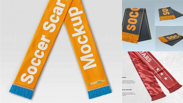 9069+ Sport Scarf Mockup Free Free Graphic Mockup PSD