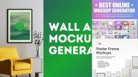 907+ Art Mockup Generator PSD Free Download