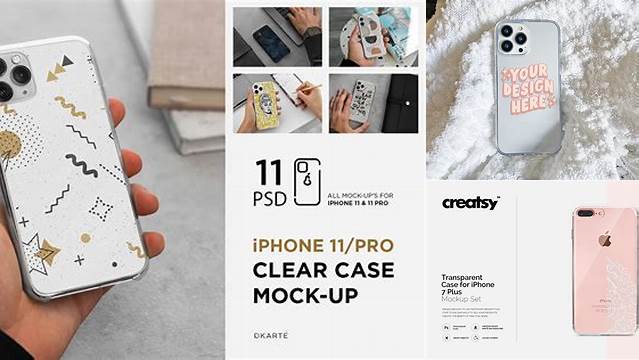 9070+ Transparent Iphone Case Mockup Free Creative Design Resource