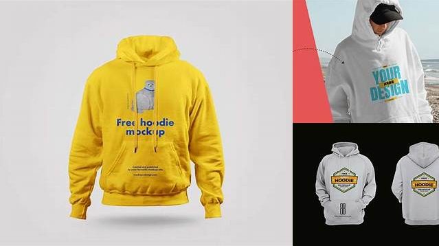 9077+ Mockup Hoodie Cdr Exclusive PSD Design Freebie