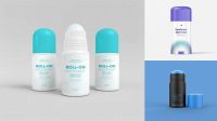 9084+ Glass Roll-On Deodorant PSD Mockup Free Downloadable PSD