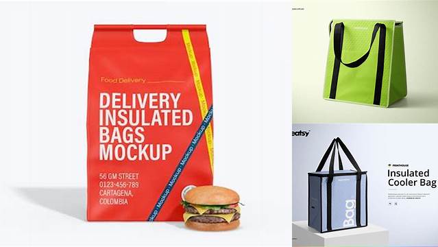 9085+ Thermal Bag Mockup Free Premium Quality Freebie