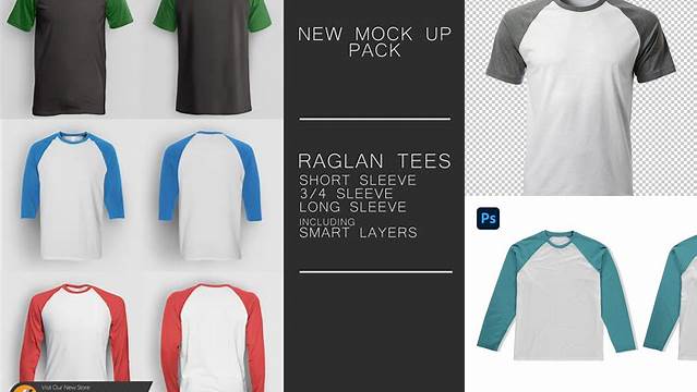 9091+ Raglan Mockup Psd Free PSD