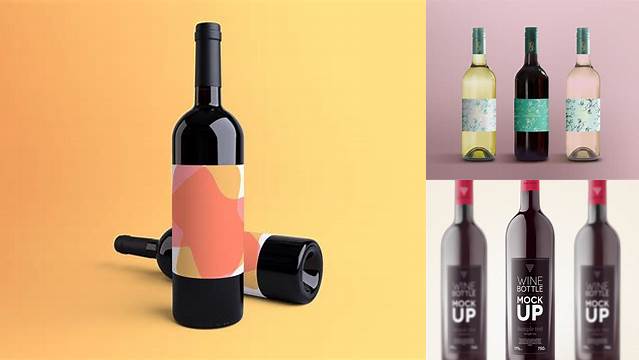 9093+ Ceramic Wine Bottle and Tube PSD Mockup Editable Design PSD File