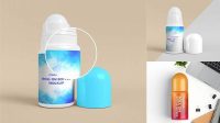 9095+ Roll On Bottle Mockup High-End PSD Download