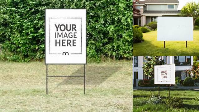 9097+ Yard Sign Mockups Digital Download