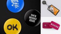 910+ Badge Mockup Free Mockup Templates