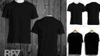 9112+ Mockup Kaos Hitam Polos Depan Belakang Creative Design PSD Free Download