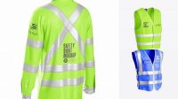 9114+ Safety Vest Mockup Psd Free Free PSD