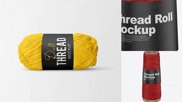 9114+ Thread Roll PSD Mockup Free Graphic Design Resource