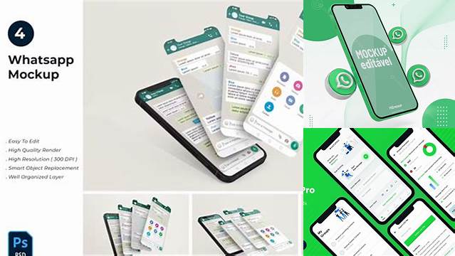 9116+ Mockup Whatsapp PSD Free Download