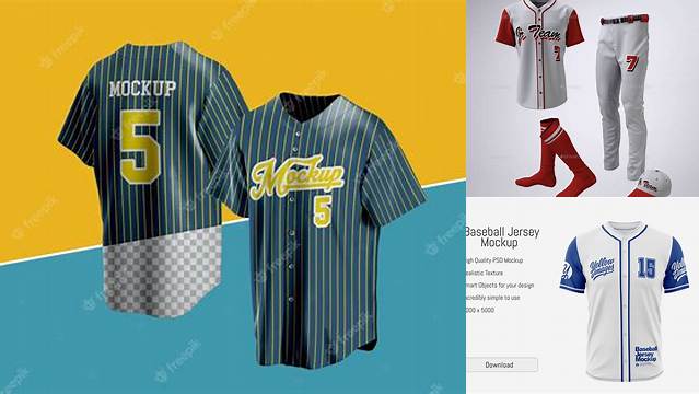 912+ Baseball Jersey Template Psd Creative Design Mockup