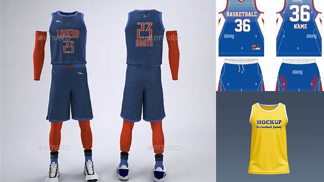 9125+ Basketball Uniform Mockup Best for Showcase