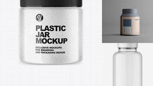 9130+ Transparent Plastic Jar Mockup Free Best for Showcase