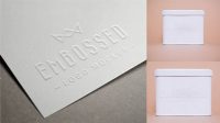 9131+ Embossed Box Mockup Easy Editable