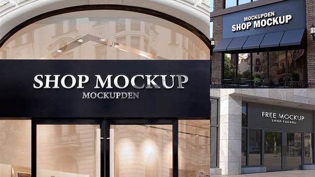 9138+ Store Mockup Psd Download Free