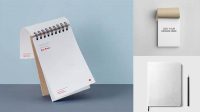 914+ A4 Notepad Mockup Free Graphic Resource