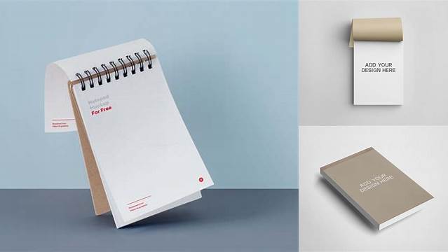 9140+ A4 Notepad Mockup Stylish PSD for Free