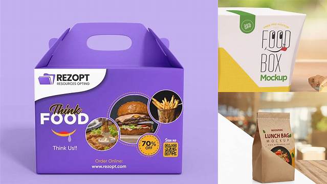 9141+ Mock Up Lunch Box Free Graphic Mockup PSD