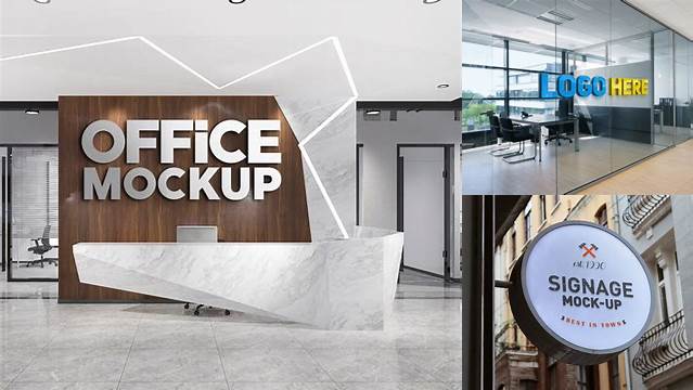 9144+ Office Signage Mockup Exclusive Free PSD Mockups