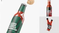 9148+ Hot Pepper Sauce PSD Mockup Fully Editable Photoshop PSD Free Download