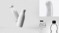 9149+ Plastic Bottle with Salt PSD Mockup High-Resolution Graphic