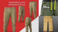 9150+ Cargo Pants Mockup Free Graphic Mockup PSD