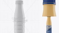 9152+ Glossy Plastic PET Bottle Front View Easy-to-Edit Photoshop Freebie