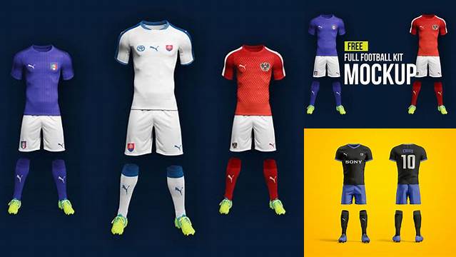 9153+ Soccer Kit Mockup Free Creative PSD Templates