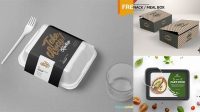 9157+ Food Box Mockup Free Psd Stylish Free PSD