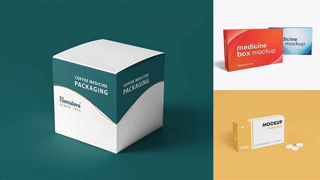 916+ Medicine Box Mockup For Free Download