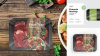 9162+ Plastic Tray Mockup Free Professional PSD Mockup