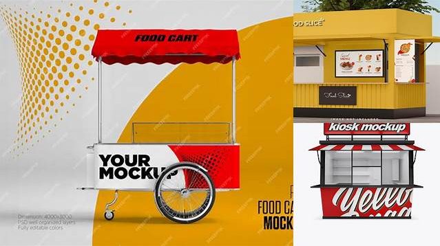 9169+ Food Stall Mockup For Free Download