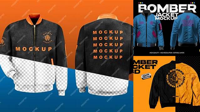 9171+ Free Bomber Jacket Mockup Premium Quality PSD Freebie