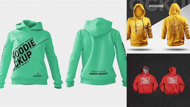 9171+ Hoodie Mockup Front And Back Free PSD