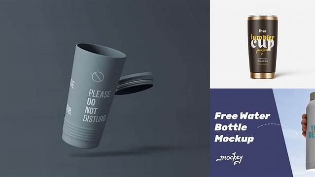 9172+ Tumbler Bottle Mockup Free Free PSD