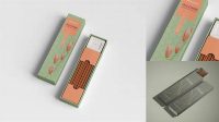 9187+ Incense Sticks Box Mockup Easy Editable