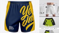 9187+ Men’s Running Shorts HQ PSD Mockup Free Mockup PSD Template