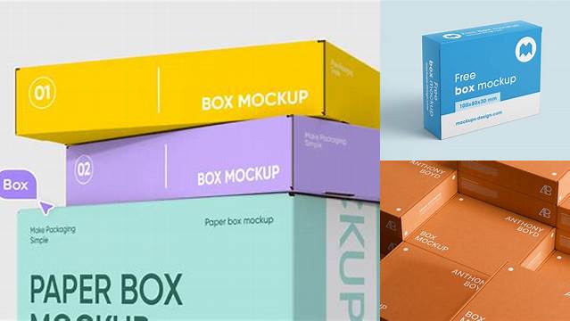 9191+ 3d Box Mockup Generator Free PSD Download