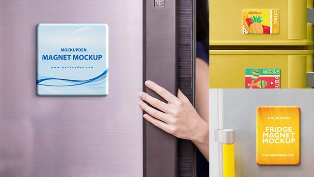 9193+ Magnet Mockup Psd Free Professional PSD Mockup