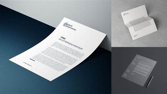 9200+ Letterhead Mockup Free Download Free Mockup PSD