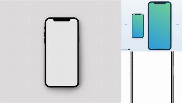 9202+ Flat Mockup Iphone X Smart PNG Image