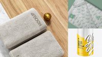 9203+ Paper Towel PSD Mockup Elegant High-Resolution Design File