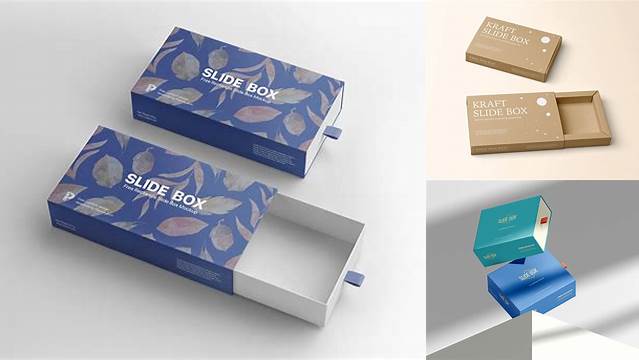 9211+ Slide Box Mockup Free Download Free PSD